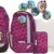Ergobag Pack NachtschwärmBär Schulrucksack-Set 6tlg + Sicherheitsset Pink - 1
